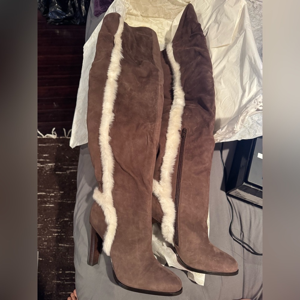 Luxury Rebel Moka Knee-High Boots